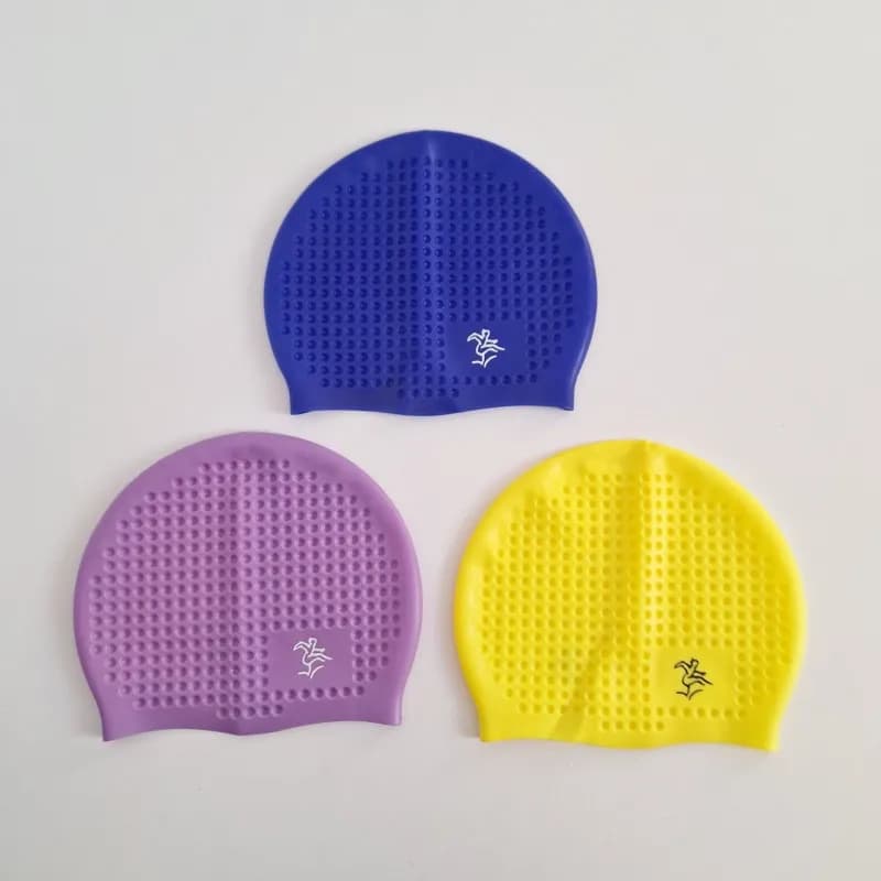 کلاه شنا پفکی سیلیکونی وارداتی ksh-800 — تصویر ۴