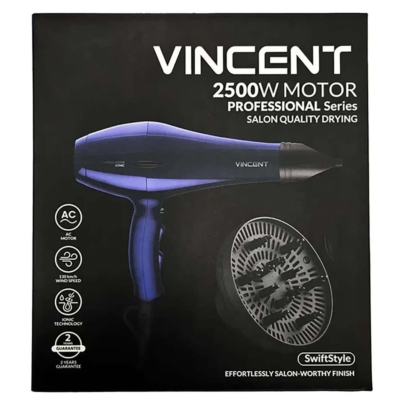 سشوار وینسنت VINCENT مدل HD7325 آبى 2500 وات — تصویر ۱۰