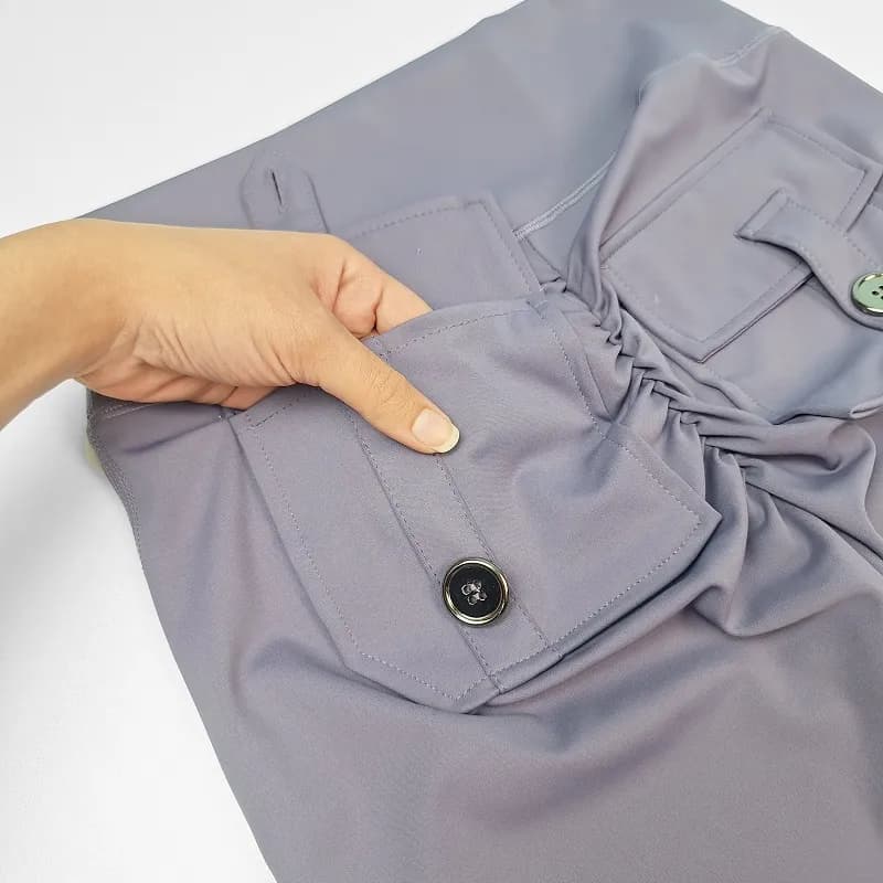 لگ کارگو اورجینال پشت چین دار سیملس SS22 — تصویر ۸