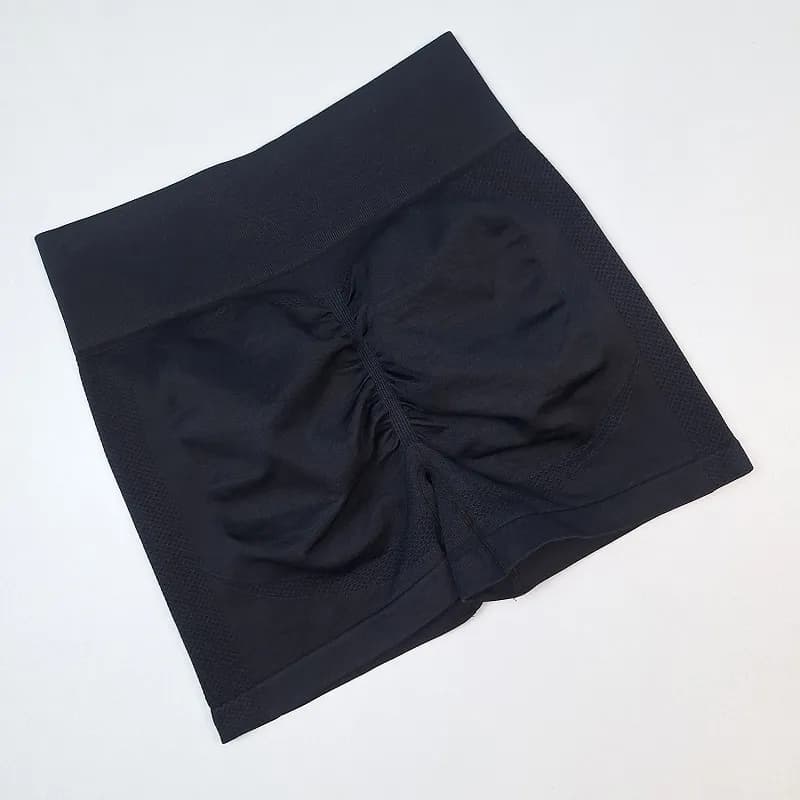 شورتک پشت چین دار اورجینال سیملس مشکی SH561 — تصویر ۲