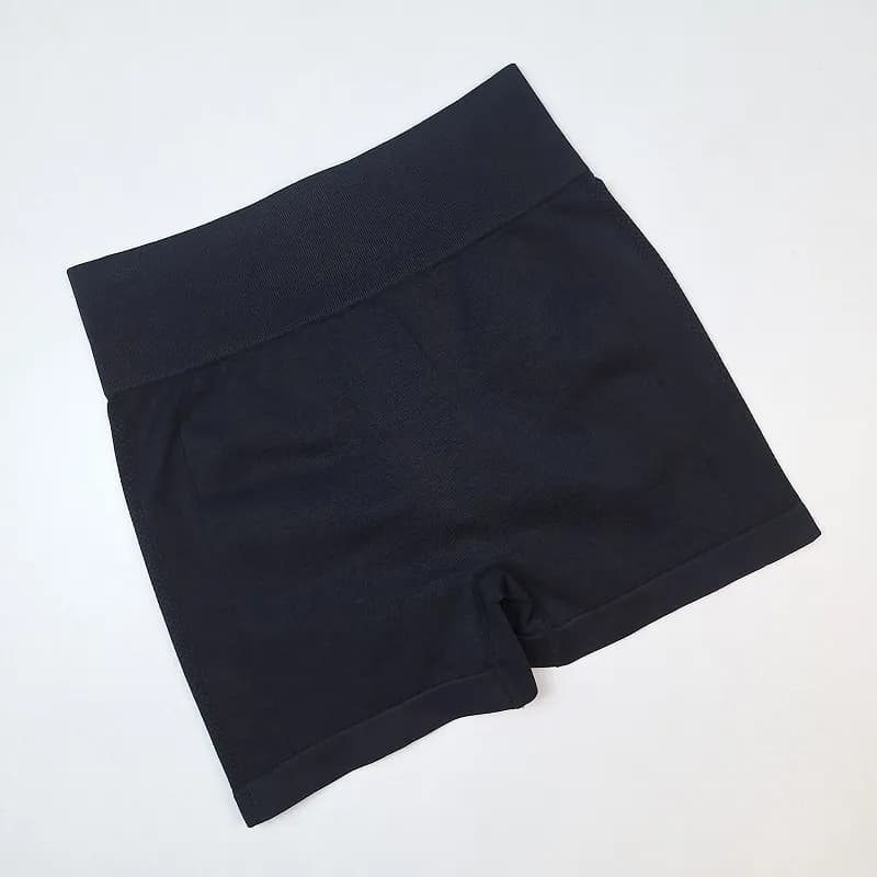 شورتک پشت چین دار اورجینال سیملس مشکی SH561 — تصویر ۳