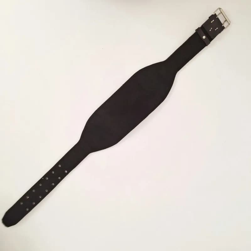 کمربند بدنسازی چرم طبیعی بالشتک دار کد KB-775 — تصویر ۴