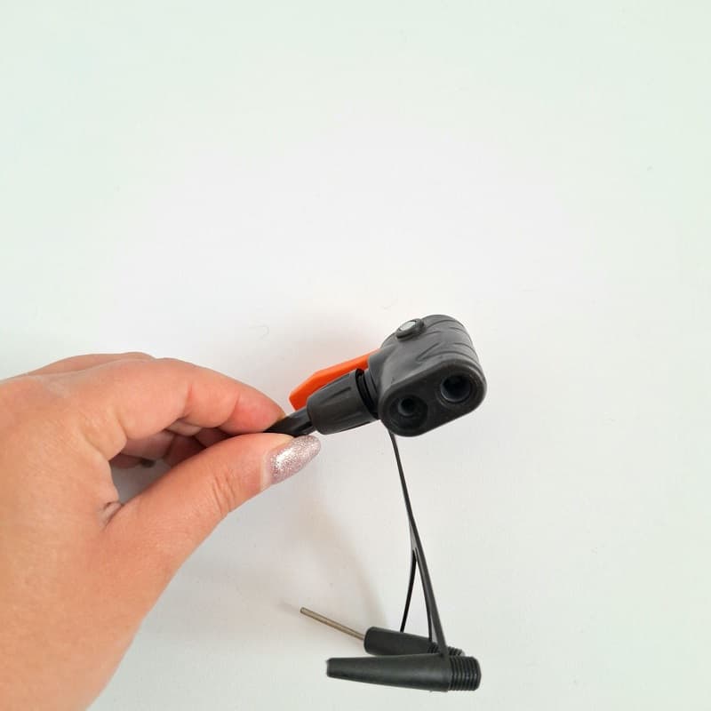 تلمبه باد استیل پایی وارداتی دارای سوزن TB-600 — تصویر ۶