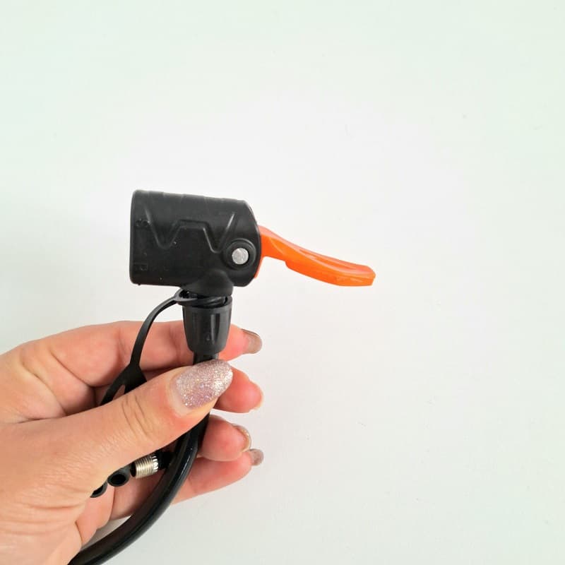 تلمبه باد استیل پایی وارداتی دارای سوزن TB-600 — تصویر ۳