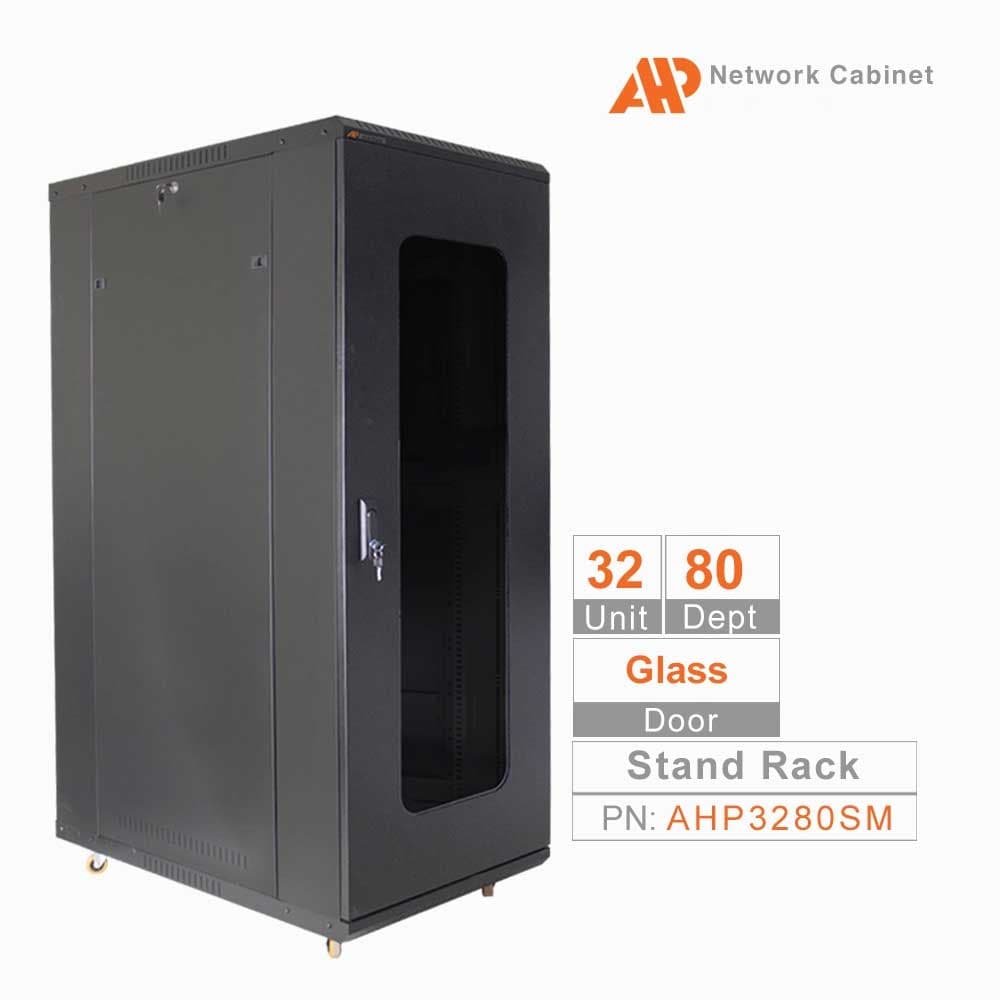 رک ایستاده 32 یونیت درب شیشه ای AHP3280SG