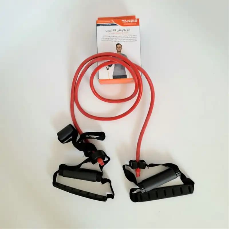 کش ورزشی سی ایکس قرمز 2 متری تن زیپ KC-911