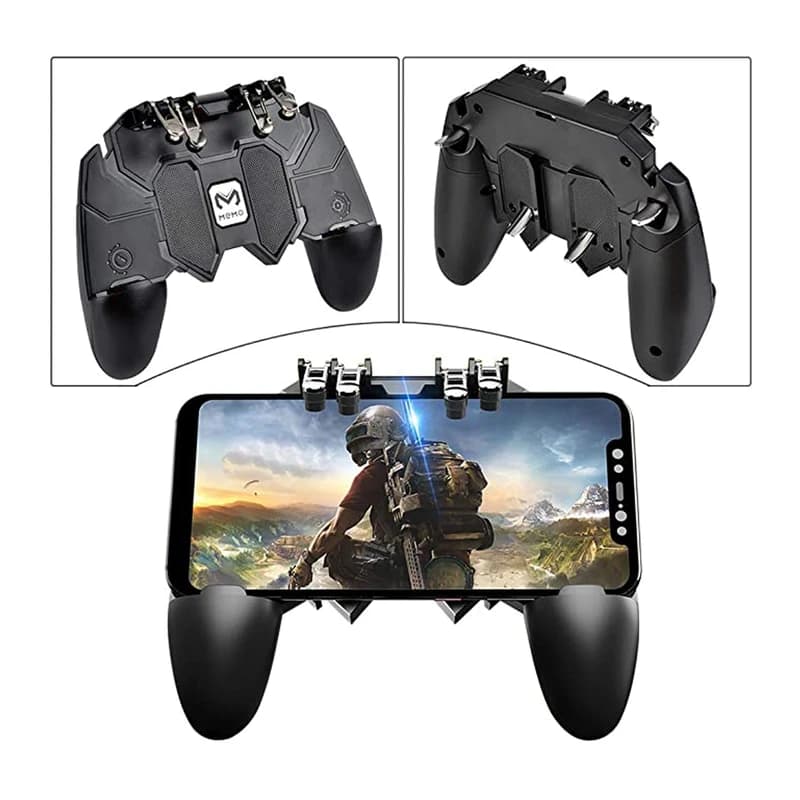 دسته بازی PubG ممو مدل AK66 به همراه آستین کنترل کننده انگشت کدk23914 — تصویر ۲