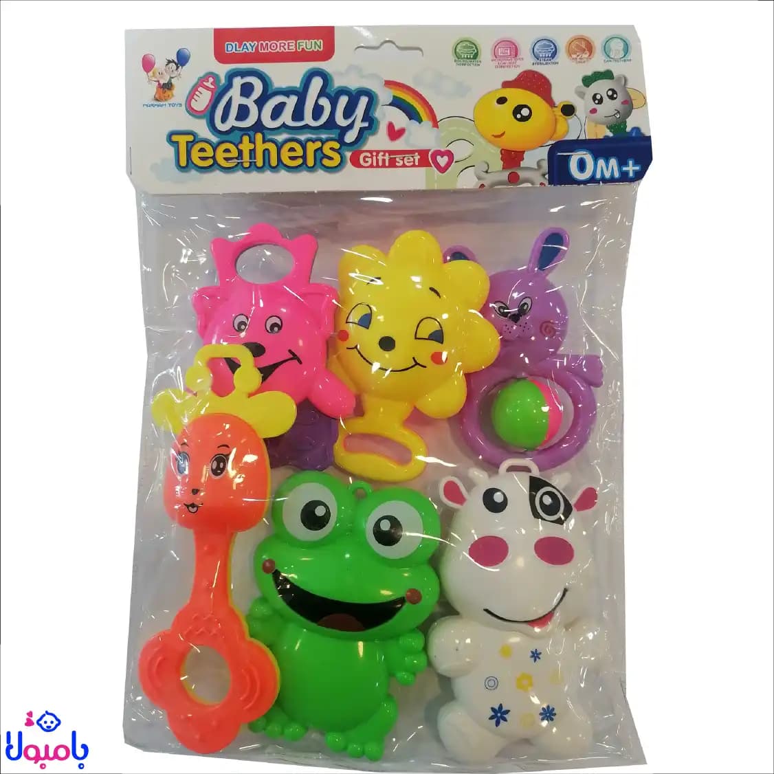 پک جغجغه موزیکال 6 عددی
