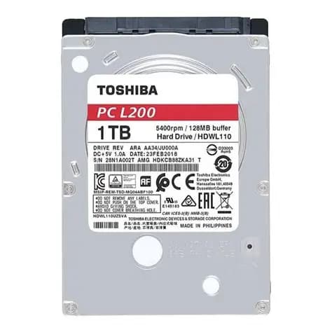 دستگاه ذخیره‌سازی HDD اینترنال 1 ترابایت Toshiba Notebook