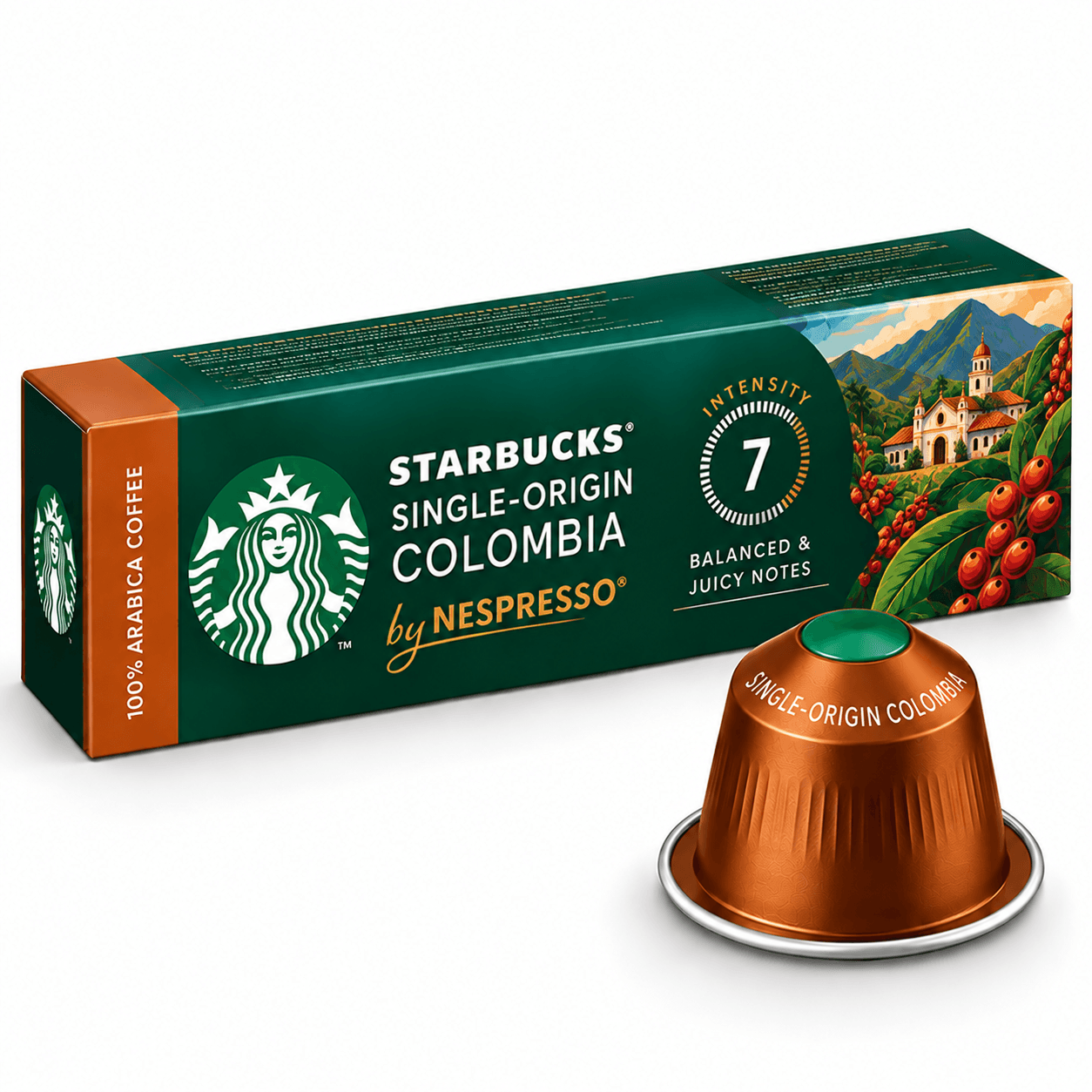 کپسول استارباکس سینگل اوریجین کلمبیا | Starbucks Single-Origin Colombia by Nespresso تاریخ انقضا 23/10/2027