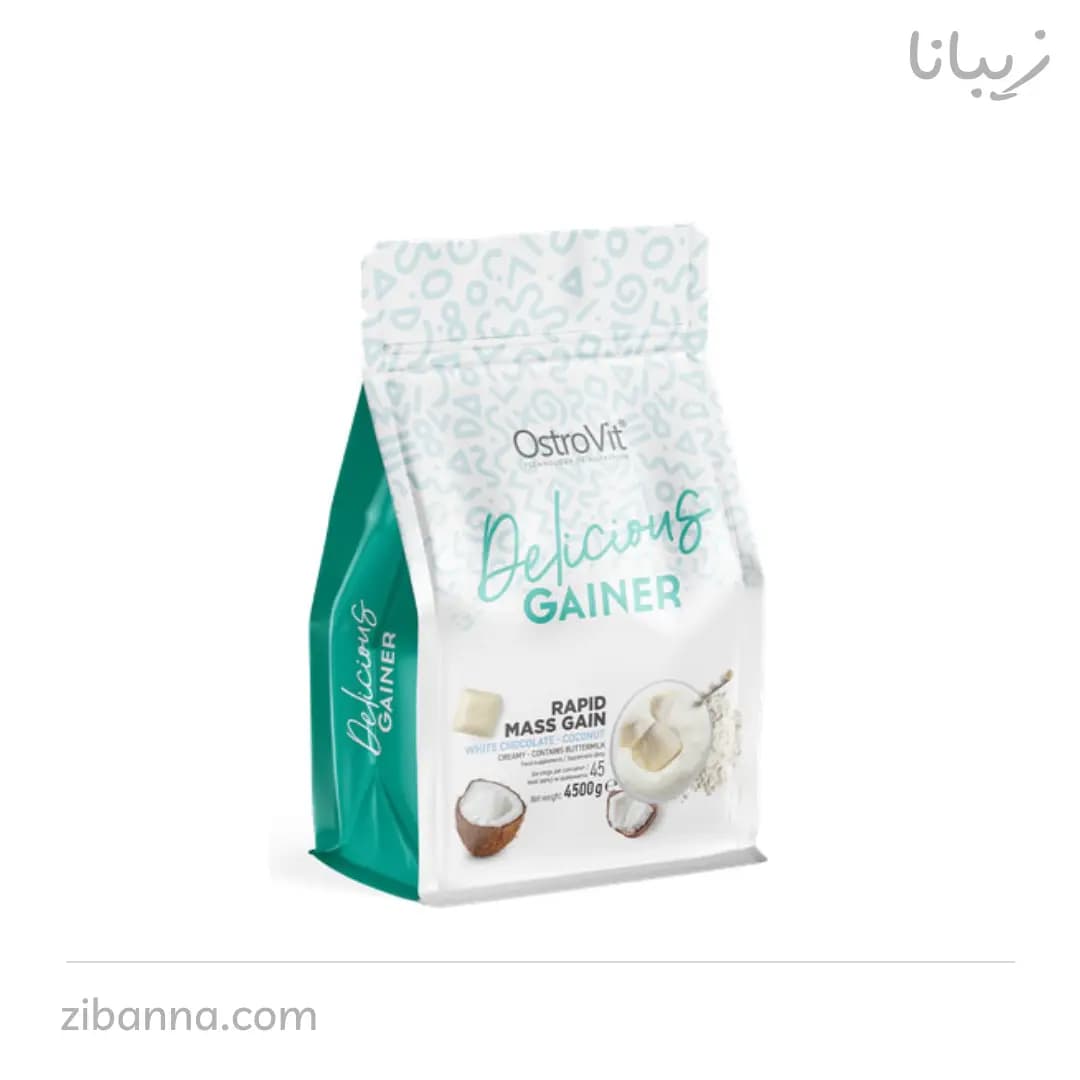 مس گینر استرویت 5 کیلویی OstroVit GAIN LICIOUS Mass Gainer — تصویر ۴