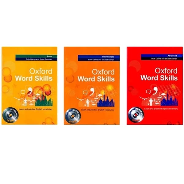 کتاب Oxford word skills اثر Ruth Gairns and Stuart Redman انتشارات آکسفورد 3 جلدی کدk23832