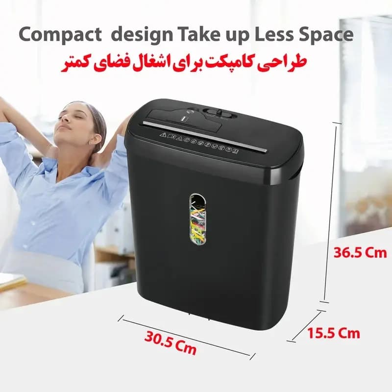 کاغذ خردکن هاما HAMA مدل S7CD — تصویر ۶