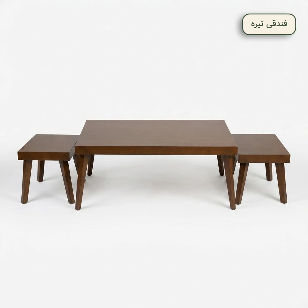 میز جلو مبلی و عسلی مدل چوگان — تصویر ۴
