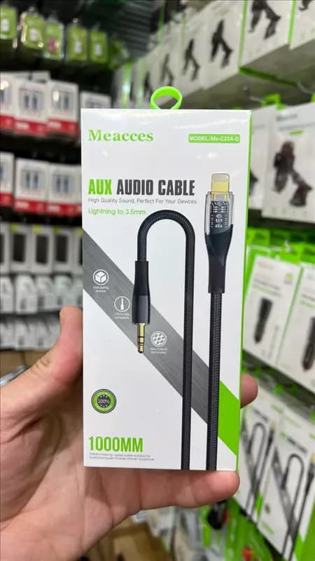 AUX Meacces c22 لایتنینگ آیفونی اصل و باکیفیت