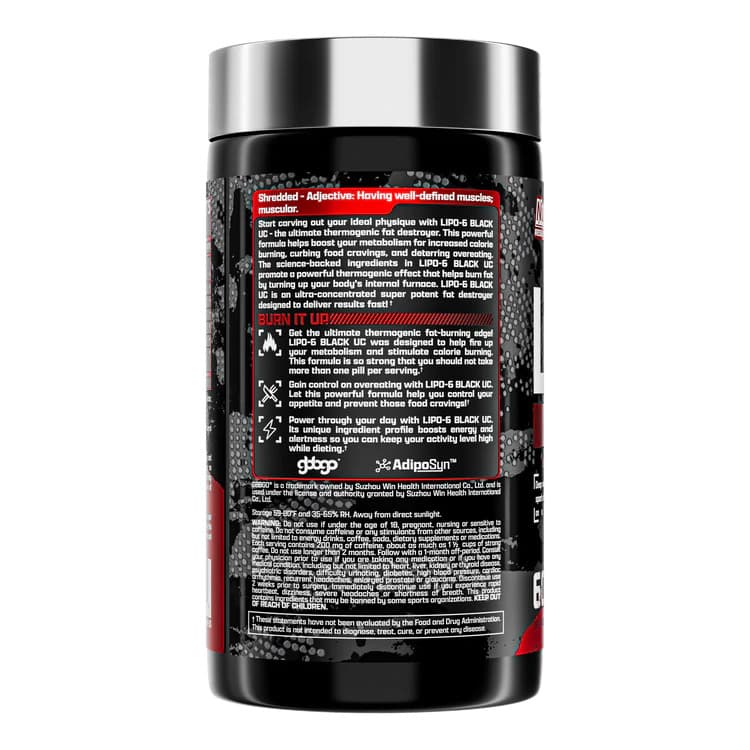 چربی سوز لیپوسیکس 6 بلک ناترکس اولترا Nutrex Lipo-6 Black — تصویر ۲