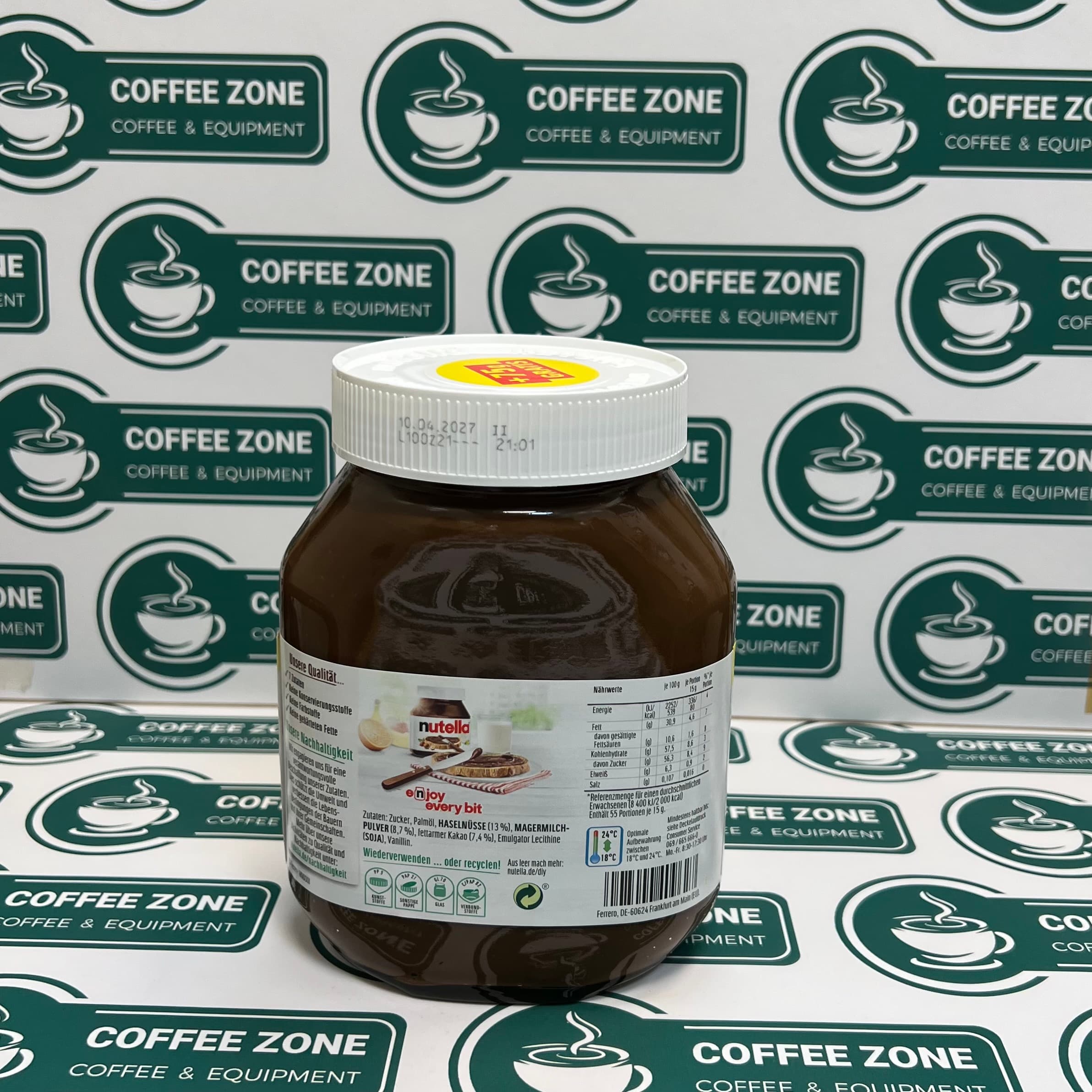 شکلات صبحانه نوتلا 825 گرم آلمان | Nutella 825g تاریخ انقضا 2027/04/10 — تصویر ۴