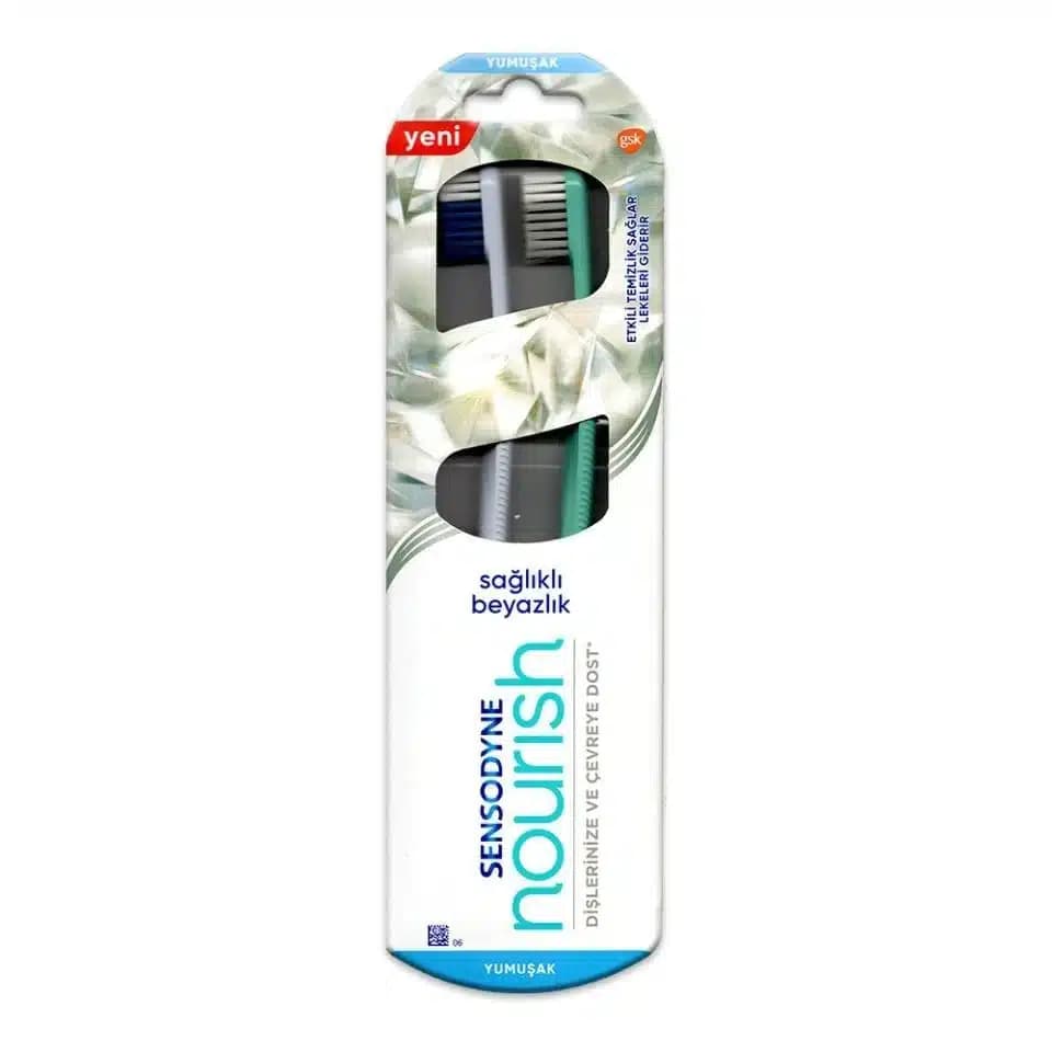 پک دو عددی مسواک سنسوداین Sensodyne مدل Nourish — تصویر ۳
