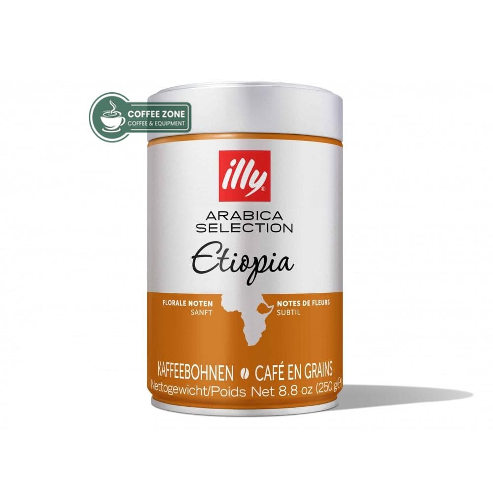 دان قهوه سینگل اورجین ایلی اتیوپی 250 گرمی | Illy Ethiopia Single Origin Coffee Beans تاریخ انقضا 07/2028