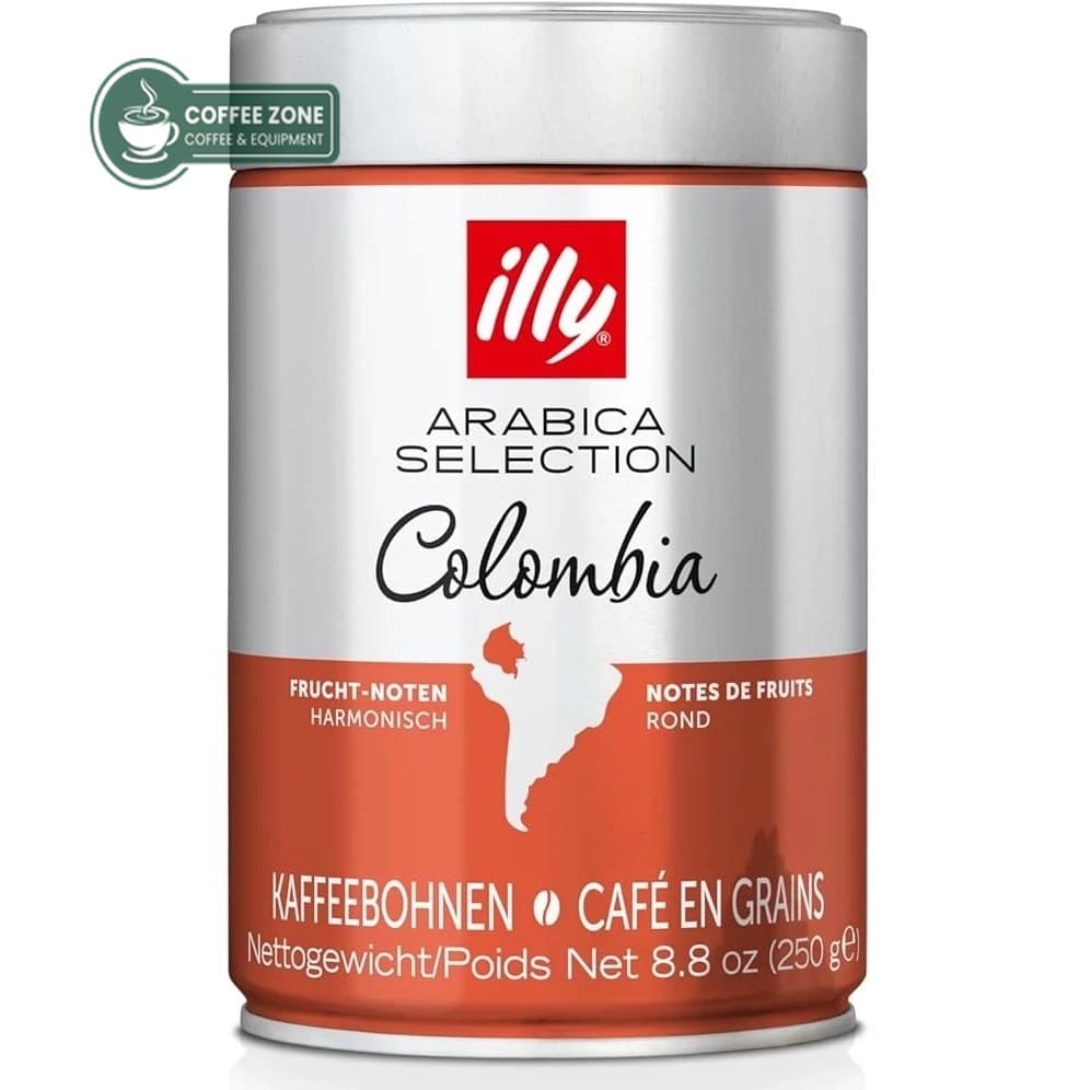 دان قهوه ایلی کلمبیا 250 گرمی | Illy Colombia Whole Bean Coffee 250g انقضا 2027/05