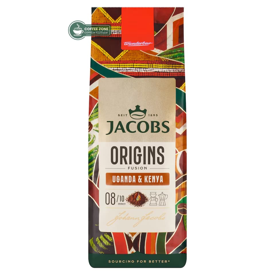 قهوه جیکوبز اوریجینز اوگاندا و کنیا 200 گرمی (Jacobs Origins Fusion Uganda & Kenya) تولید ۲۰۲5/12/12