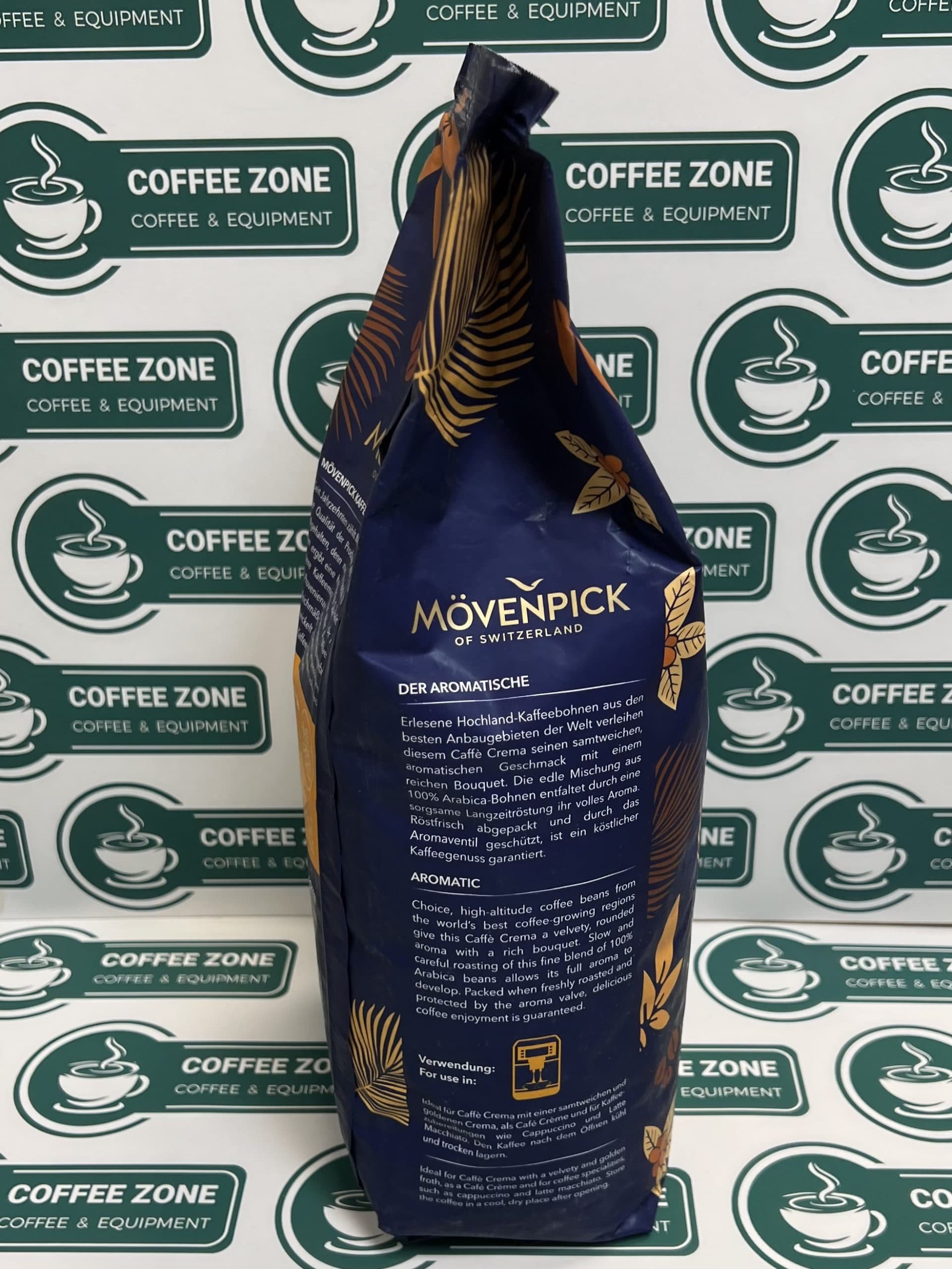 دان قهوه موونپیک کافه کرما ۱ کیلوگرم (Mövenpick Caffè Crema Beans) تاریخ انقضا 2027/02/31 — تصویر ۵