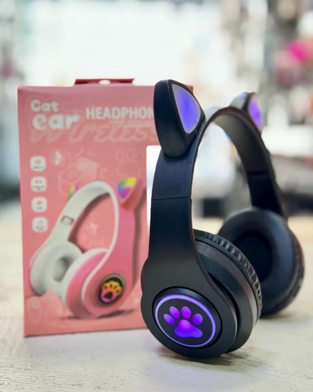 هدفون بی سیم گربه ای Cat Ear مدل B39کدk23697