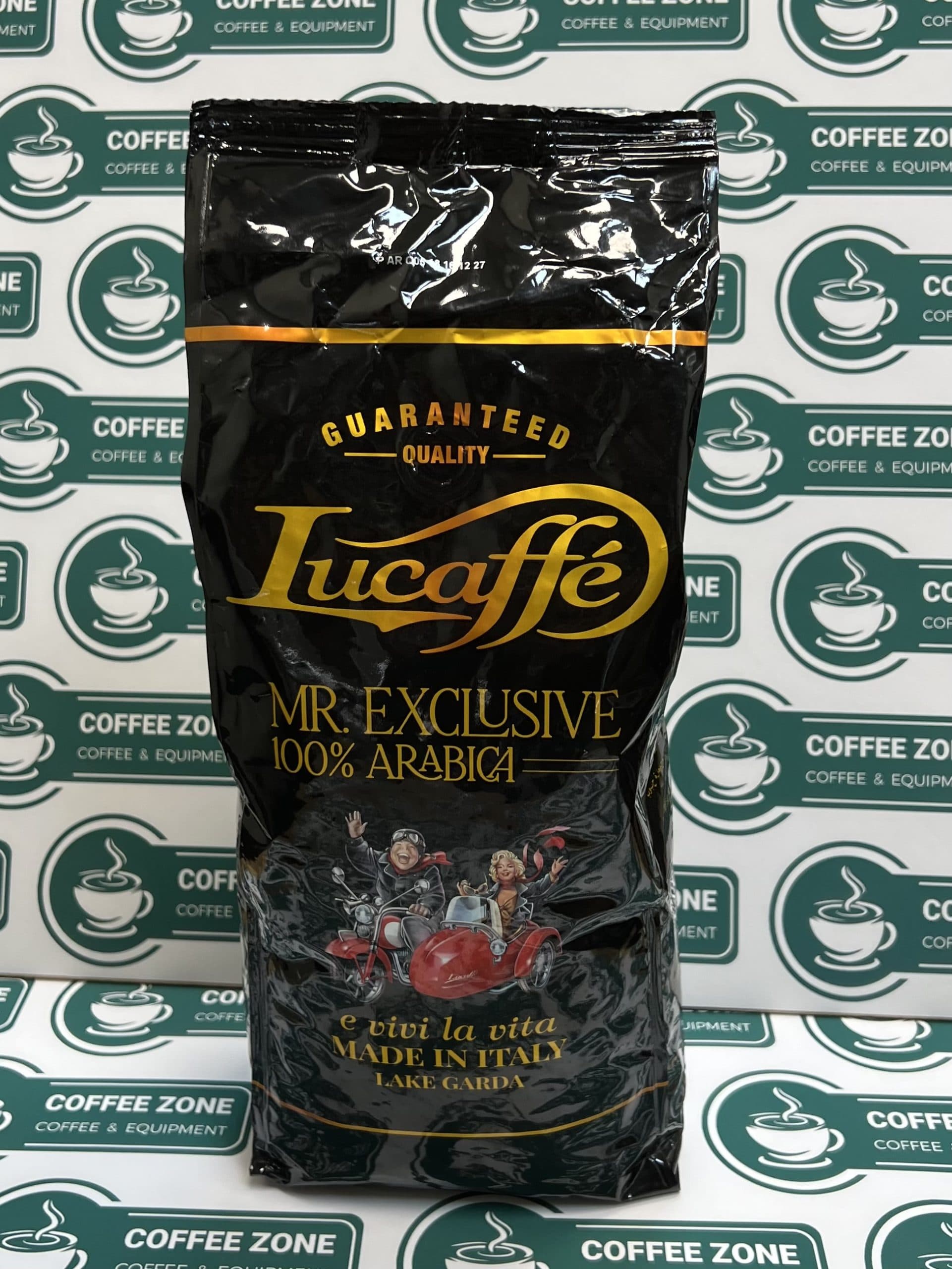 دان قهوه لوکافه مستر اکسکلوسیو ۱ کیلوگرم (Lucaffè Mr. Exclusive 100% Arabica) تاریخ انقضا 2027/12/16 — تصویر ۲