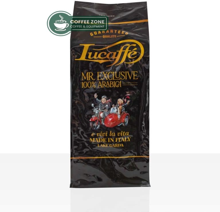 دان قهوه لوکافه مستر اکسکلوسیو ۱ کیلوگرم (Lucaffè Mr. Exclusive 100% Arabica) تاریخ انقضا 2027/12/16