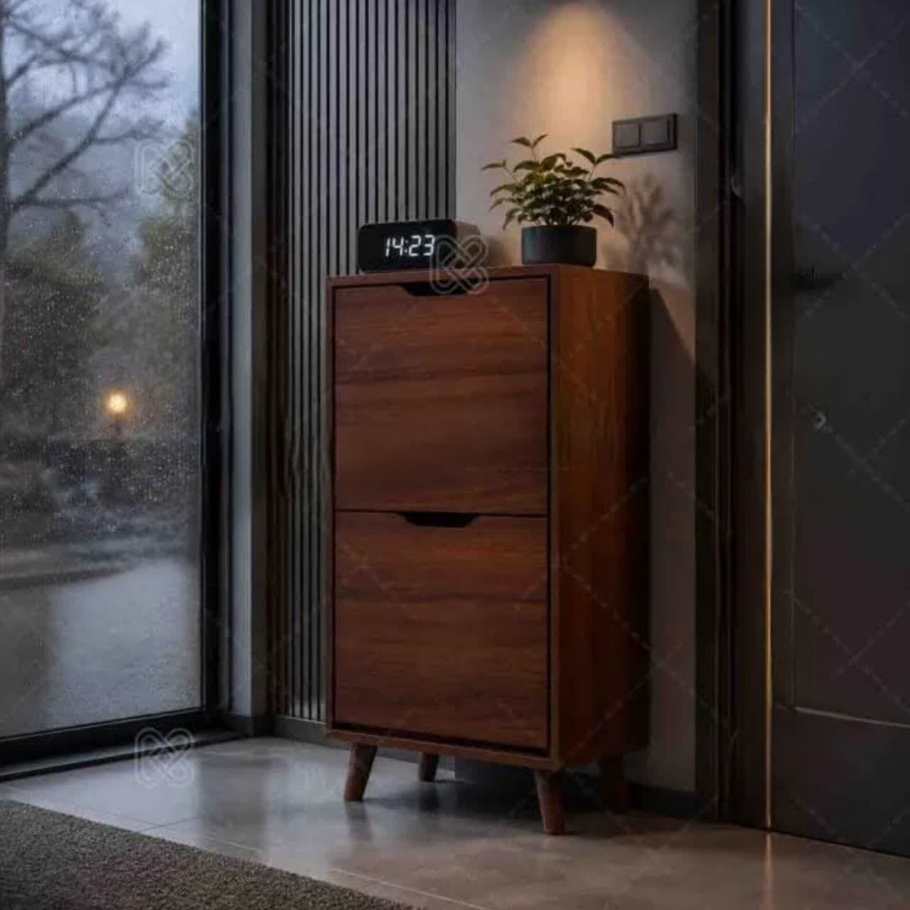 جاکفشی داشبوردی دو درب طول 50 . عمق 28 . ارتفاع 92 — تصویر ۳