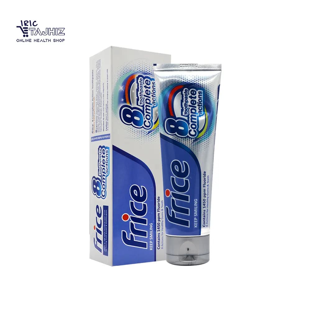 خمیر دندان کامل فریس Frice مدل 8Complete وزن 120 گرم — تصویر ۲