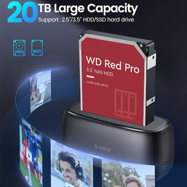 داک هارد اوریکو مدل ORICO DD18U3 — تصویر ۳