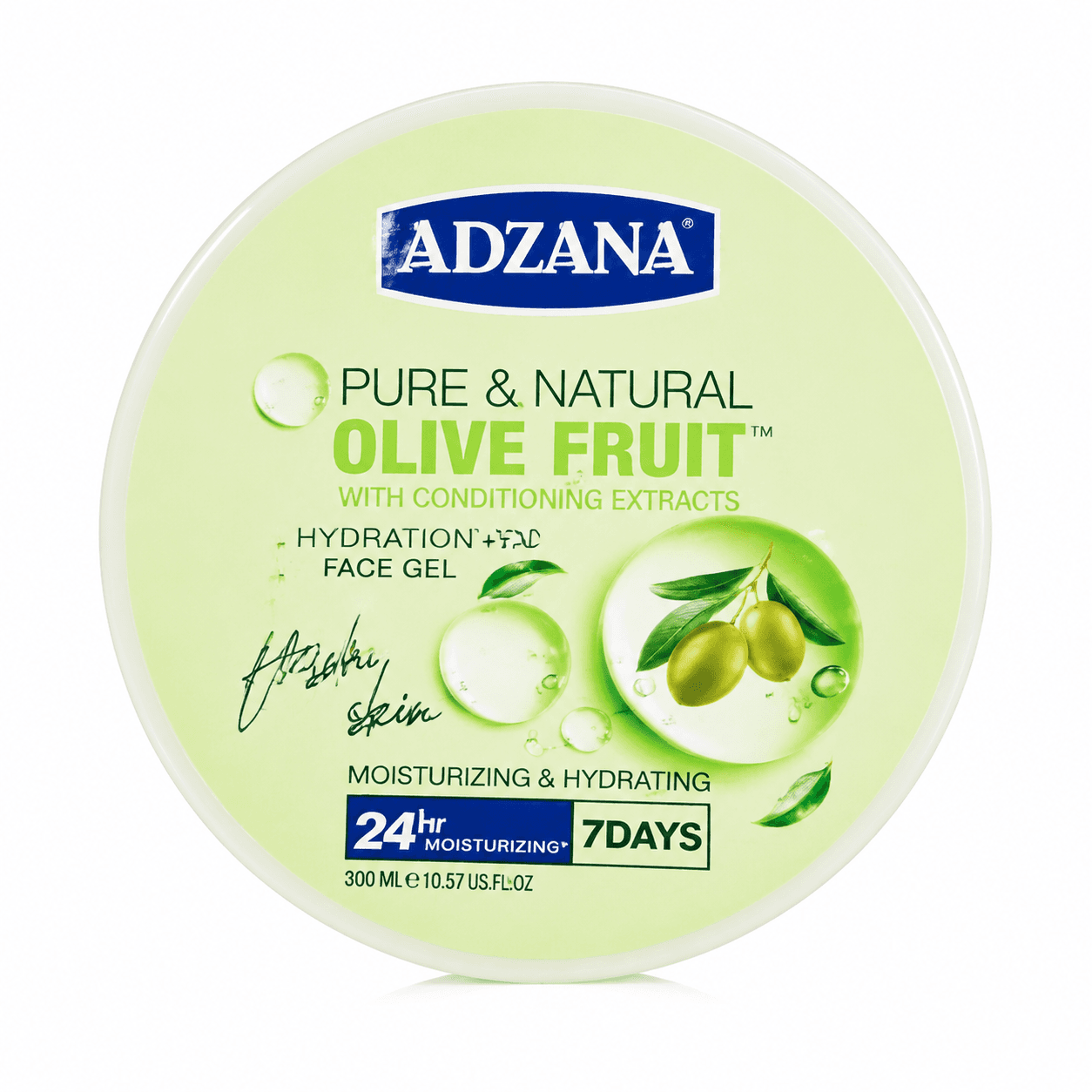 ژل آبرسان صورت ADZANA Olive Fruit Hydration+ Face Gel