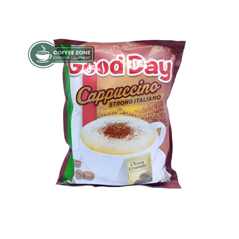 پودر کاپوچینو ساشه ای گود دی استرانگ ایتالیانو GOOD DAY STRONG ITALIANO تعداد 20 عددی تاریخ انقضا 10/03/2027
