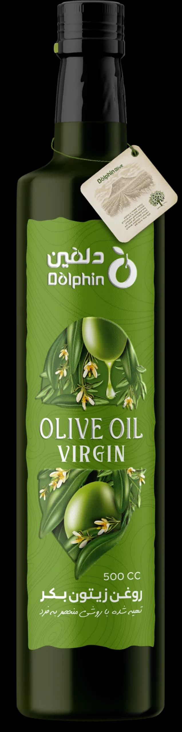 روغن زیتون بکر دلفین 500 میلی لیتر
