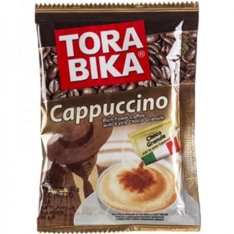 پودر کاپوچینو ساشه ای تورابیکا اصل TORABIKA تعداد 20 عددی تاریخ انقضا۲۰۲۷/۰۴