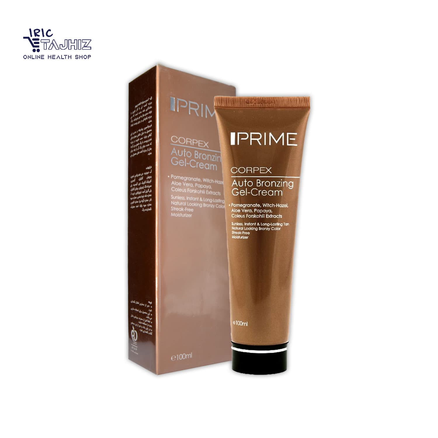 ژل کرم اتو برنز پریم PRIME حجم 100 میلی لیتر — تصویر ۲