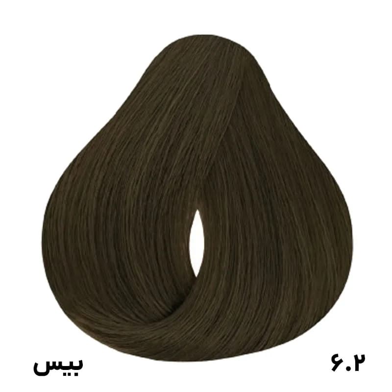 رنگ مو بیس کالر (6.2) M5 بلوند زیتونی تیره 125 میلی لیتر — تصویر ۲