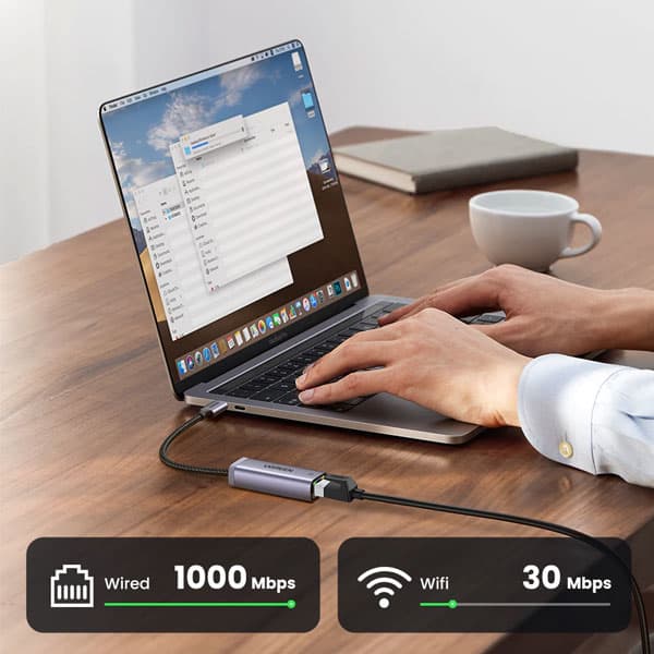 مبدل USB3.0 به Ethernet یوگرین مدل UGREEN CM209-50922 — تصویر ۳