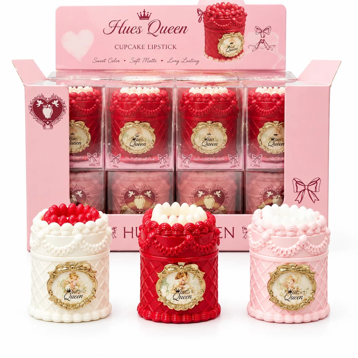 رژلب کاپ کیک هیس کویین | Strawberry Cake Lip Balm — تصویر ۲