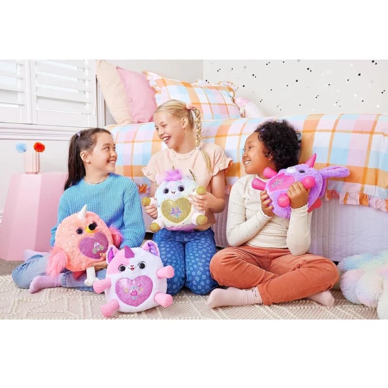 عروسک سورپرایزی رینبوکورنز RainBocoRns سری Fairycorn Princess با شاخ و بال سفید کد 9282 — تصویر ۴