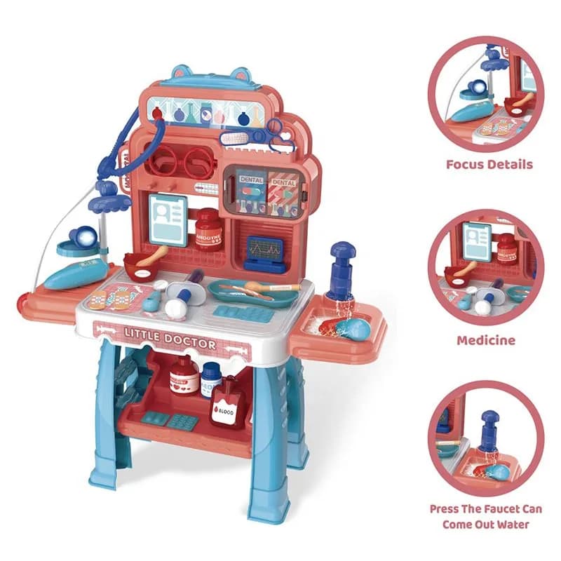 ست اسباب بازی میز پزشکی مدل Health care desk کد 8134 — تصویر ۴