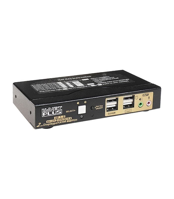 کی وی ام سوئیچ 2 پورت Display اتوماتیک کی نت پلاس مدل KP-SWKDP02