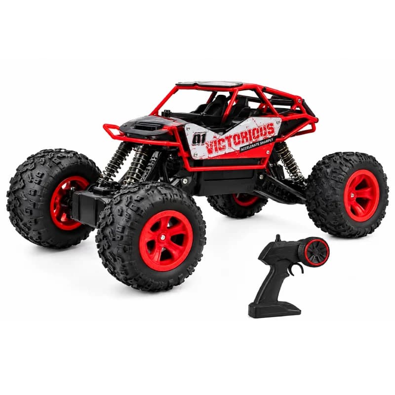 ماشین کنترلی آفرود مدل rock crawler قرمز کد 6248 — تصویر ۲