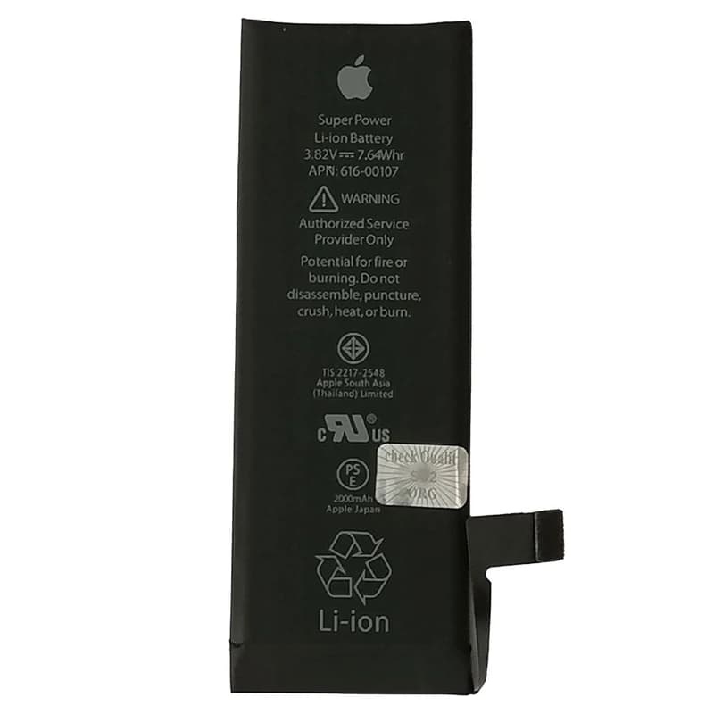 باتری موبایل مدل APN:616-00107 ظرفیت 2000 میلی آمپر ساعت مناسب برای گوشی موبایل اپل iPhone 5 SE کدk23420