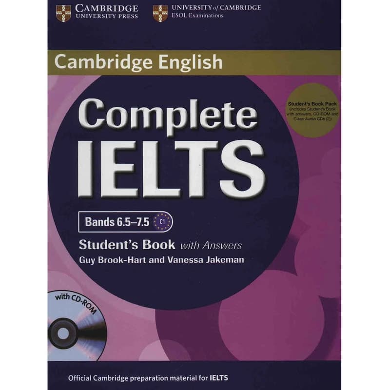 کتاب زبان Complete IELTS Bands 6.5 -7.5 Students Book and Workbook اثر گای بروک هارت – دو جلدی کدk23418