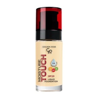 کرم پودر گلدن رز مدل Moisture Touch Liquid با SPF 20 حجم 30 میلی لیتر