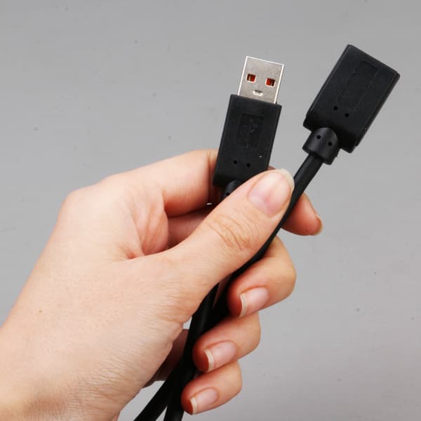 کابل افزایش USB2.0 برند واصل 5 متری مدل VASEL EX-050 — تصویر ۴