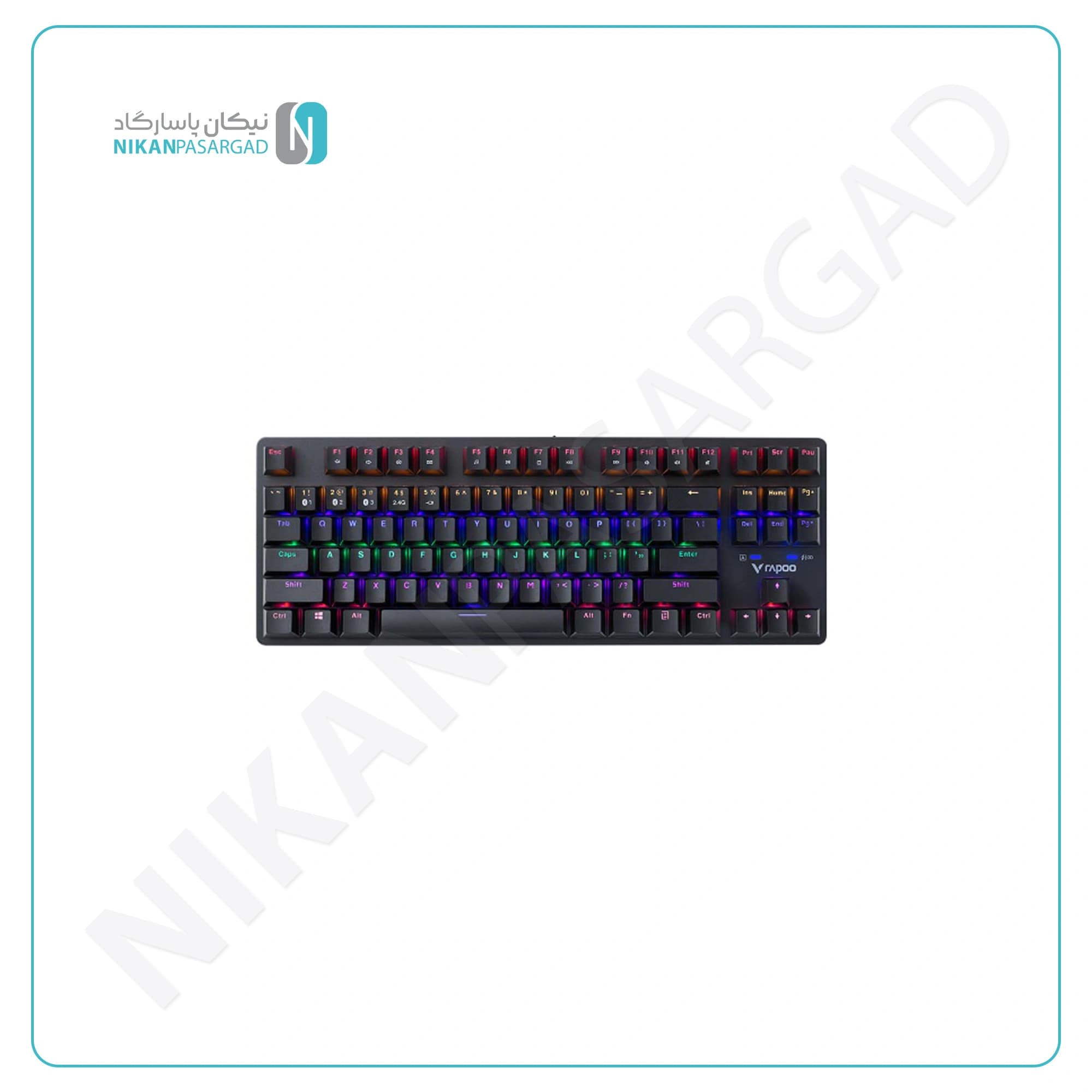 کیبورد گیمینگ باسیم رپو مدل RAPOO V500 PRO-87 — تصویر ۵