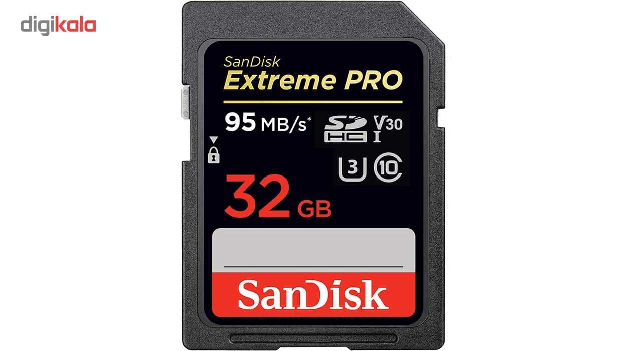 کارت حافظه SanDisk Extreme Pro 32GB V30 U3 سرعت 95MB/s — تصویر ۲